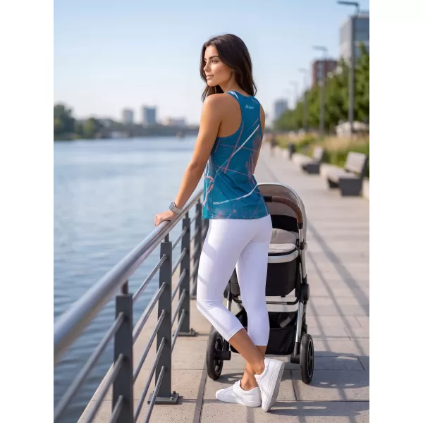  Funktionaler Tanktoper der Frauen auf Prämie ALTISPORT VOJ/ALW082TIL01 KEROSIN 