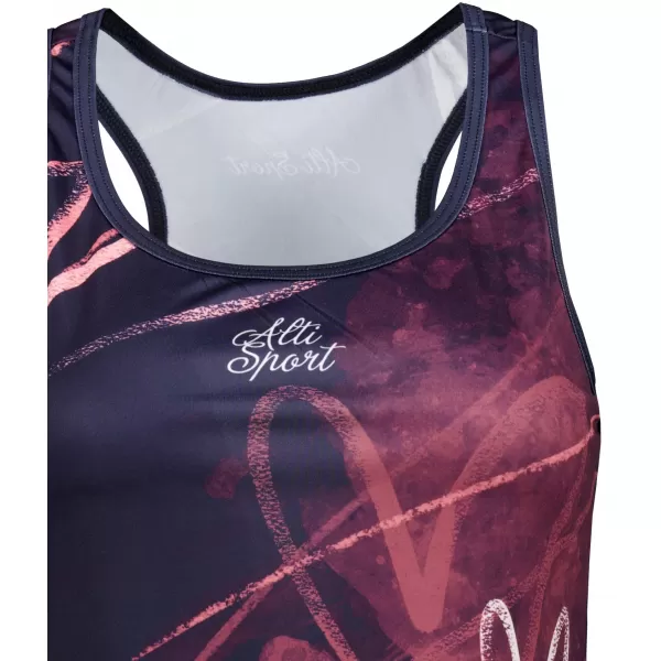  Funktionaler Tanktoper der Frauen auf Prämie ALTISPORT VOJ/ALW082TIL01 LILA 