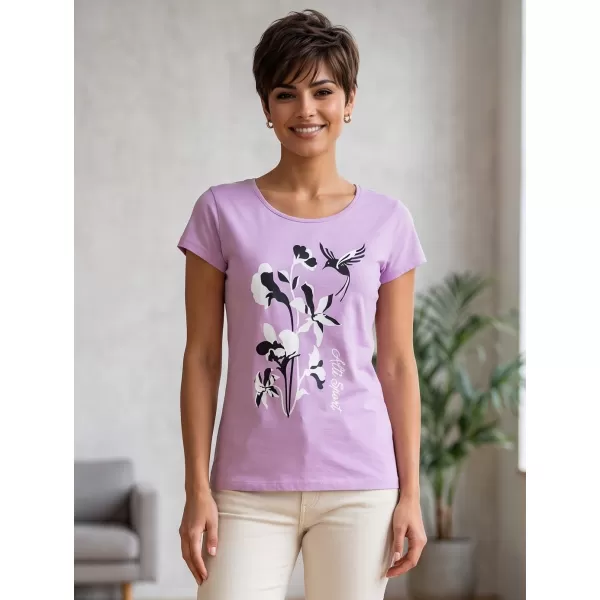  Damen-T-Shirt ALTISPORT ALW191122 ORCHIDEE 