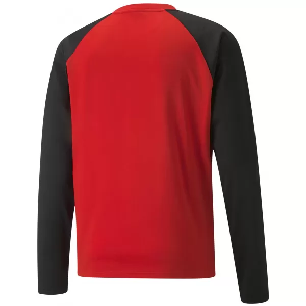  Herren -Sweatshirt PUMA TEAMLIGA TRAINING SWEAT 657238_01 PUMA ROT/PUMA SCHWARZ 