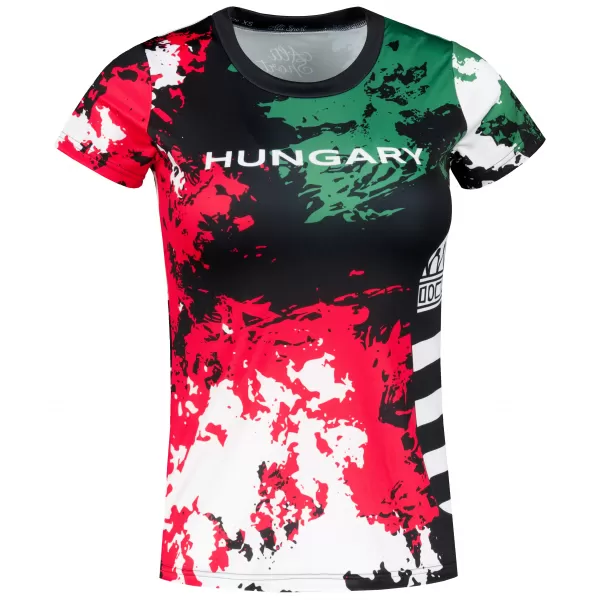  Frauenfunktional T -Shirt Premium ALTISPORT VOJ/ALW036HU/TR01 FLECKEN 