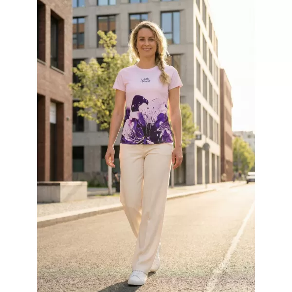  Frauenfunktional T -Shirt Premium ALTISPORT VOJ/ALW090TR01 LILA 