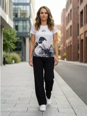 Frauenfunktional T -Shirt Premium ALTISPORT VOJ/ALW090TR01 WEIß