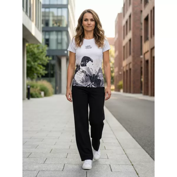  Frauenfunktional T -Shirt Premium ALTISPORT VOJ/ALW090TR01 WEIß 
