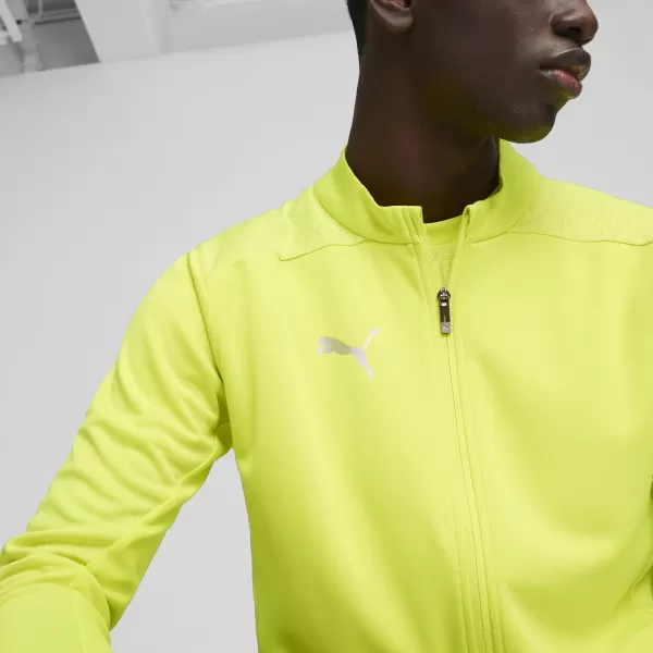  Jacke PUMA TEAMFINAL TRAINING JACKET 658554_30 ELECTRIC LIME/ ELEKTRISCHES KALK/PUMA SILBER 