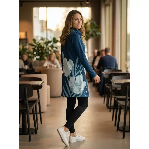  Damen erweitertes Premium -Sweatshirt ALTISPORT VOJ/ALW0107MI06 BLAU 