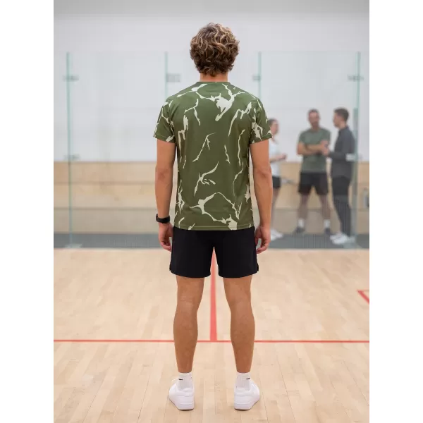  Männer funktionaler T -Shirt Premium ALTISPORT VOJ/ALM052TR01 KHAKI 