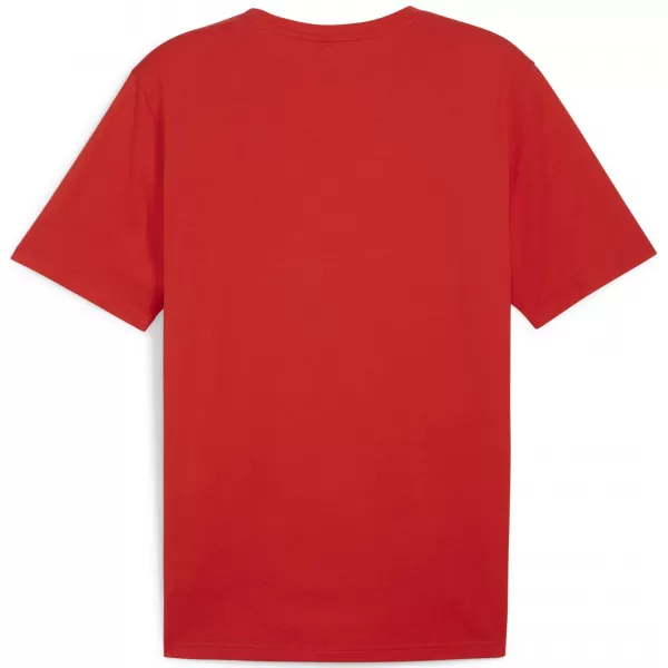  Herren -Trikot PUMA TEAMRISE LOGO JERSEY COTTON 658705_01 PUMA ROT/PUMA WEIß 