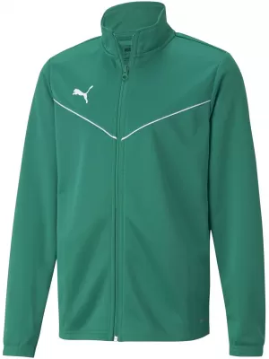 Jacke PUMA TEAMRISE TRG POLY JACKET JR 657393_05 PEPPER GREEN/ PFEFFERGRÜN/PUMA WEIß