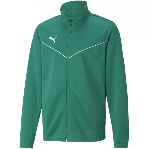  Jacke PUMA TEAMRISE TRG POLY JACKET JR 657393_05 PEPPER GREEN/ PFEFFERGRÜN/PUMA WEIß 