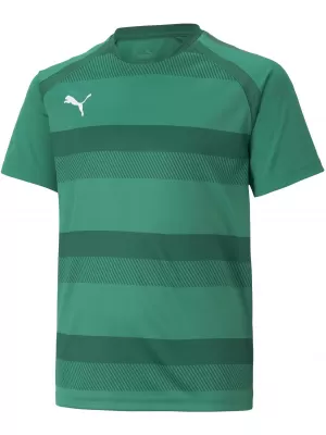 Kinder T-Shirt PUMA TEAMVISION JERSEY JR 704928_05 PFEFFERGREEN/POWERGREEN/WEIß