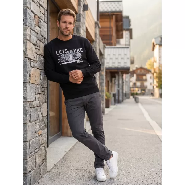  Herren -Sweatshirt ALTISPORT ALM190406 SCHWARZ 
