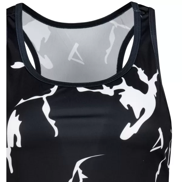  Funktionaler Tanktoper der Frauen auf Prämie ALTISPORT VOJ/ALW052TIL01 SCHWARZ 