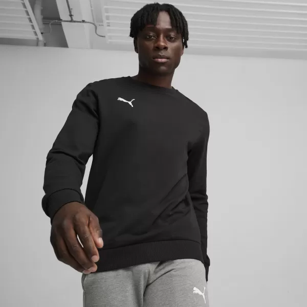  Herren -Sweatshirt PUMA TEAMGOAL CASUALS CREW NECK S 658592_03 PUMA BLACK/PUMA WEIß 