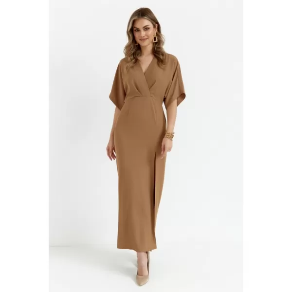  Kleid MAKOVER K163 BEIGE 