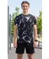 Männer funktionaler T -Shirt Premium ALTISPORT VOJ/ALM052TR01 SCHWARZ