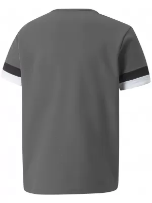 Kinderfußballtrikot PUMA TEAMRISE JERSEY JR 704938_13 GERÄUCHERTER PERLE/SCHWARZ/WEIß