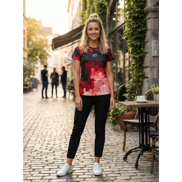  Frauenfunktional T -Shirt Premium ALTISPORT VOJ/ALW089TR01 ROT 
