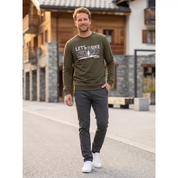  Herren -Sweatshirt ALTISPORT ALM190406 MILITÄR 