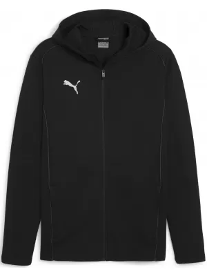 Herren-Sweatshirt PUMA TEAMFINAL CASUALS HOODED JKT 658528_03 PUMA BLACK/PUMA SILBER