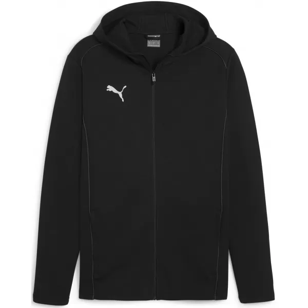 Herren-Sweatshirt PUMA TEAMFINAL CASUALS HOODED JKT 658528_03 PUMA BLACK/PUMA SILBER 