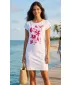 Kleid ALTISPORT ALW191178 WEIß -PINK
