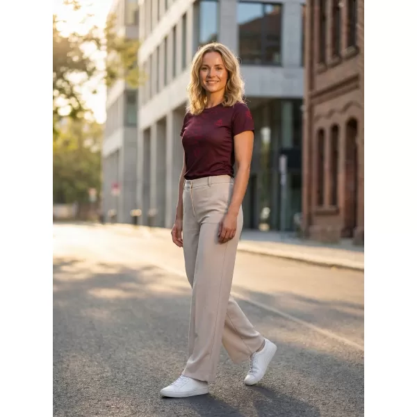  Frauenfunktional T -Shirt Premium ALTISPORT VOJ/ALW047TR01 WEINRÖTET 