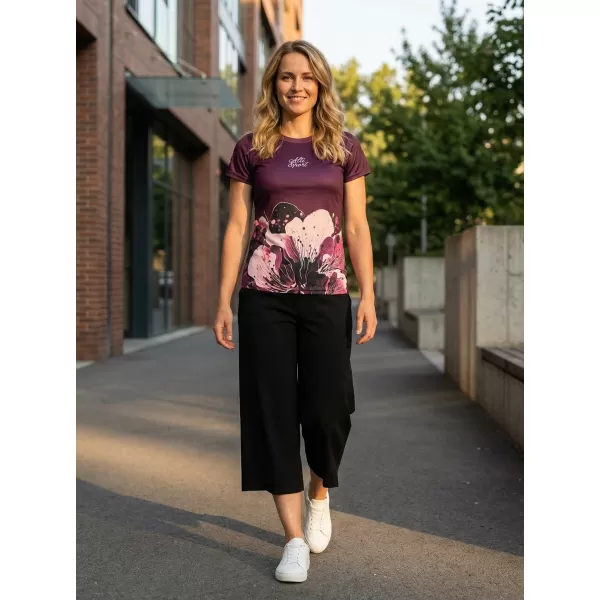  Frauenfunktional T -Shirt Premium ALTISPORT VOJ/ALW090TR01 BURGUND 