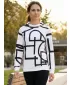 Funktionaler Sweatshirt -Prämie von Frauen ALTISPORT VOJ/ALW085MI01 WEIß