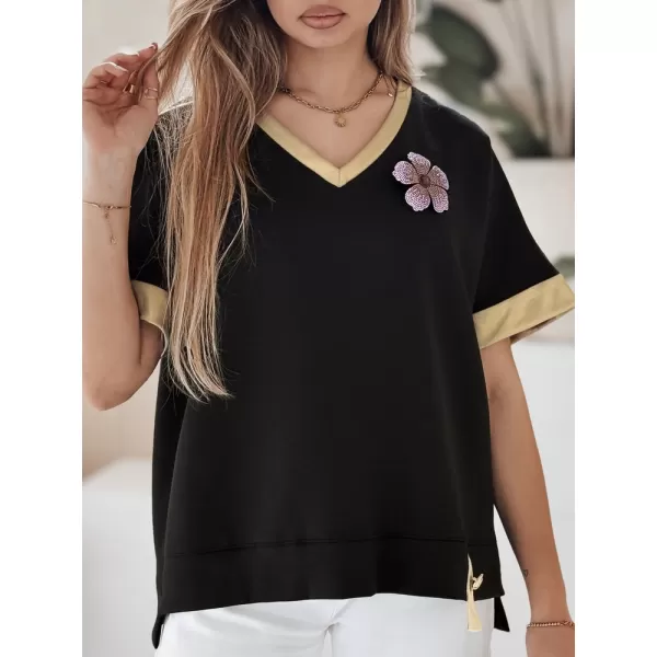  Hemd DSTREET SHINE LOVE UY2912 SCHWARZ 
