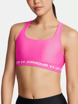 Damen-BH UNDER ARMOUR CROSSBACK MID BRA 1361034-656 ROSA