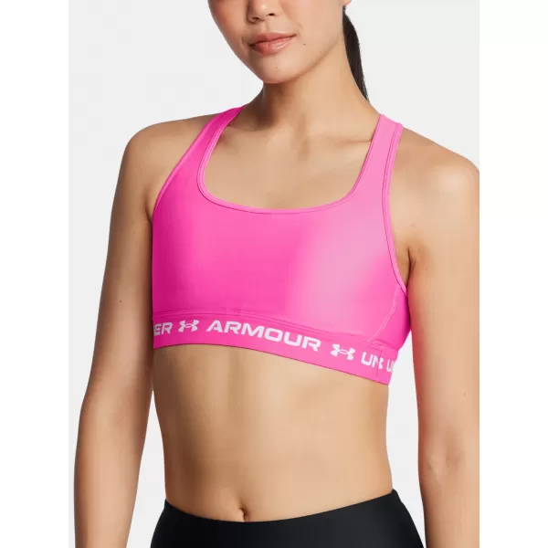  Damen-BH UNDER ARMOUR CROSSBACK MID BRA 1361034-656 ROSA 