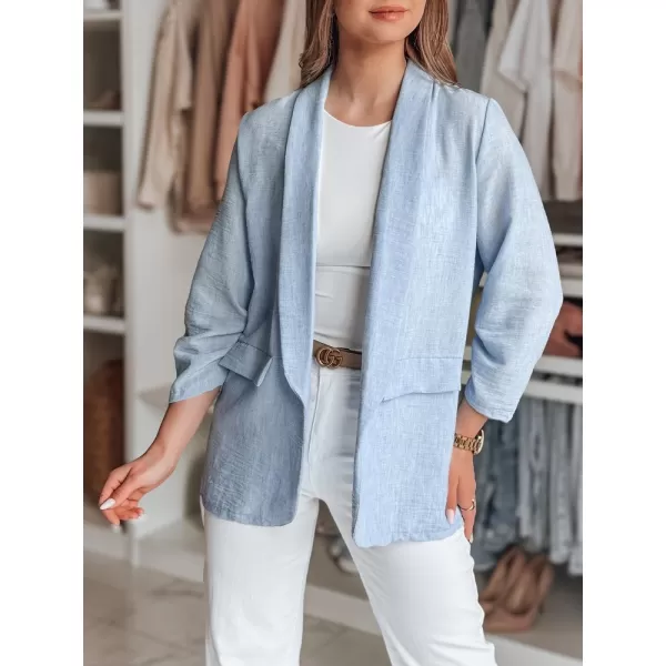  Damenjacke DSTREET SOFT LOVE PY0132 BLAU 