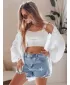 Damenshorts DSTREET MOONSTAR SY0471 BLAU