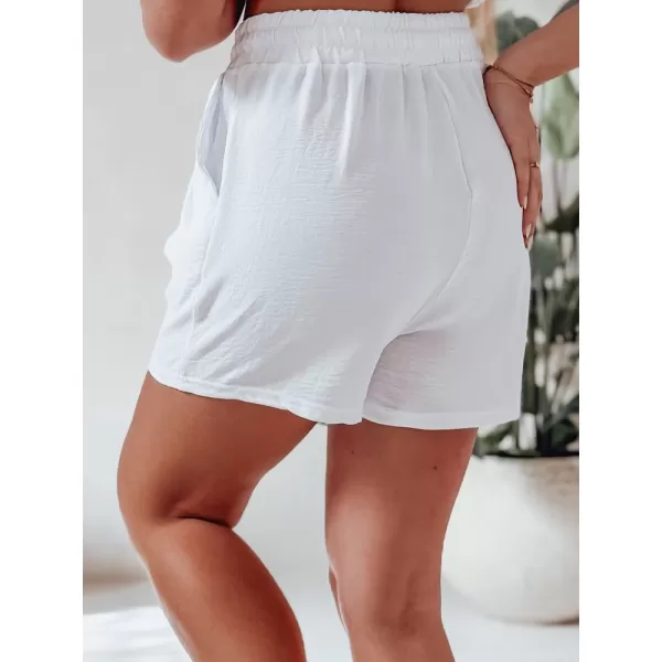  Damenshorts DSTREET SUMMER TRIP SY0438 WEIß 