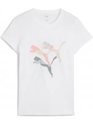Hemd PUMA GRAPHICS BRANDED LEAF TEE 685082_02 PUMA WEIß