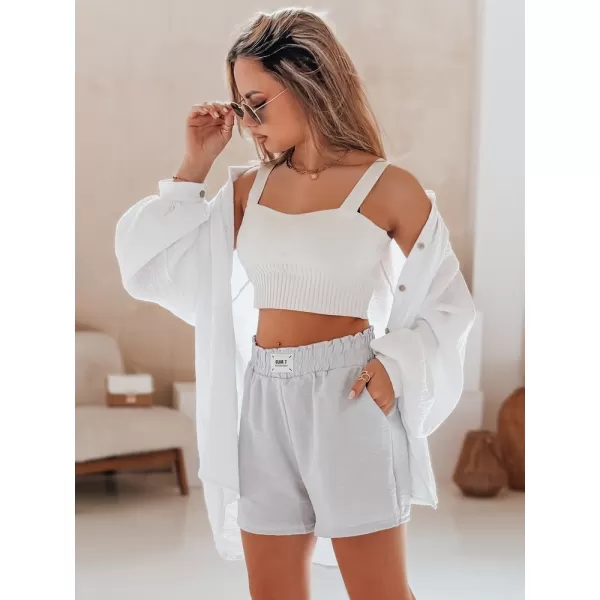  Damenshorts DSTREET OWN STYLE SY0454 HELLGRAU 