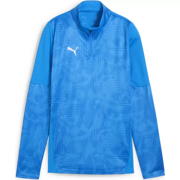  Damenjacke PUMA TEAMCUP TRAINING 1/4 ZIP TOP 659173_02 ELECTRO ROYAL/ ELECTRO ROYAL/PUMA SILBER 