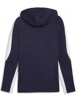 Herren -Sweatshirt PUMA TEAMEVOSTRIPE HOODY 659954_06 PUMA NAVY/PUMA SILBER