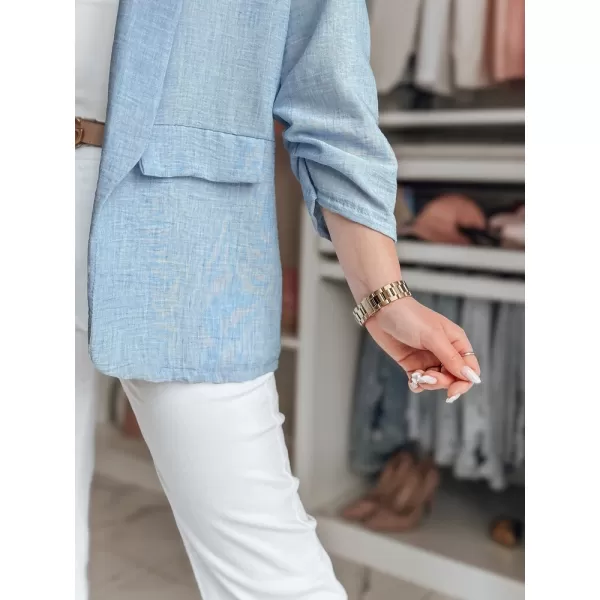  Damenjacke DSTREET SOFT LOVE PY0132 BLAU 