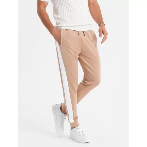  Herren -Traursanzüge OMBRE OM-PASK-0229 BEIGE 