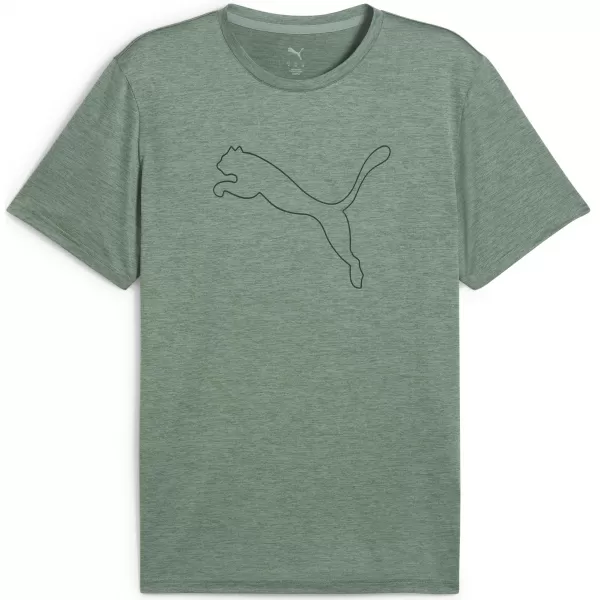  Hemd PUMA M TAD ESS HEATHER CAT TEE 525907_30 GRÜNE MOND HEATHER 