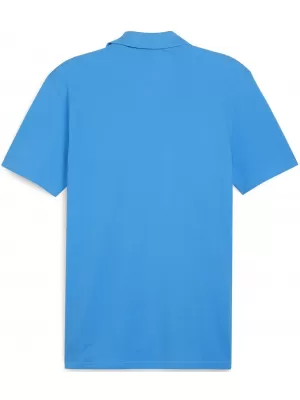 Herren t -Shirt mit einem Kragen PUMA TEAMGOAL CASUALS POLO 658605_02 IGNITE BLUE/ BLAU/PUMA WEIß ZÜNDEN