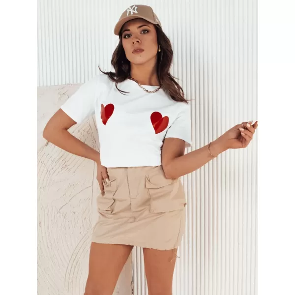  Damen-T-Shirt DSTREET PALIS RY2432 WEIß 