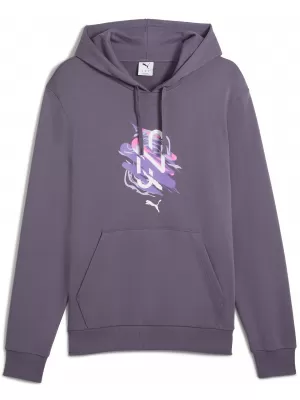 Herren -Sweatshirt PUMA NEYMAR JR CREATIVITY HOODIE 660099_01 LILA HOLZKOHLE