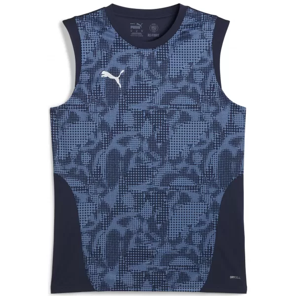  Herren -Trikot PUMA TEAMCUP TRAINING SL JERSEY 659168_06 PUMA NAVY/PUMA SILBER 