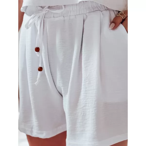  Damenshorts DSTREET SUMMER TRIP SY0438 WEIß 