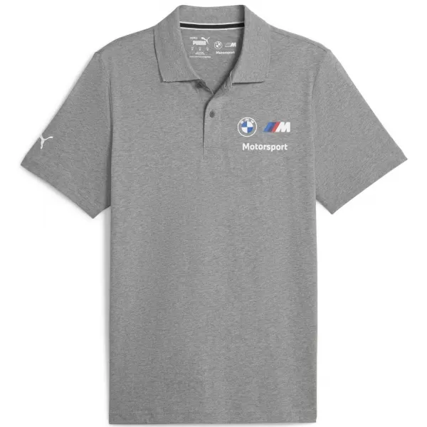  Herren t -Shirt mit einem Kragen PUMA BMW MMS ESS POLO 621312_03 MITTELGRAUES HEATHER 