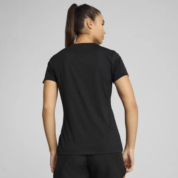  Hemd PUMA TAD ESSENTIAL W HEATHER TEE 525893_01 PUMA BLACK HEATHER 