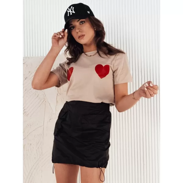  Damen-T-Shirt DSTREET PALIS RY2431 BEIGE 